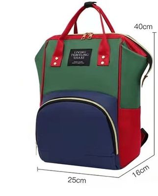 सुविधाजनक मॉमी डायपर बैग बड़ी क्षमता वाला एंटी थेफ्ट मदरहुड बैग