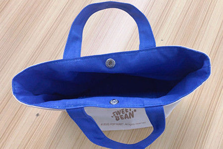 कस्टम कॉटन कैनवस टोट बैग पुन: प्रयोज्य 10 ऑउंस फोल्डेबल शॉपिंग बैग 100% कपास