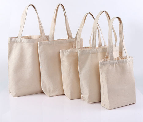 मुड़ा हुआ 14OZ 16OZ कैनवस टोट बैग शॉपिंग महिलाओं के हैंडल बैग