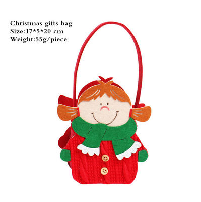 महिलाओं के लिए वूल फेल्ट क्रिसमस गिफ्ट सैक शॉपिंग टोट बैग प्रोमोशनल
