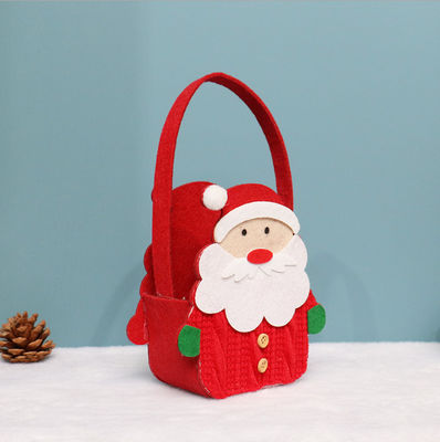बच्चों के लिए प्रिंटेड लोगो प्रिंटेड फेल्ट बीच बैग नॉनवॉवन बैग क्रिसमस उपहार