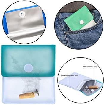OEM ईवा पॉकेट ऐशट्रे पोर्टेबल पीवीसी सिगरेट ऐश पाउच कॉम्पैक्ट फायरप्रूफ गंध रहित