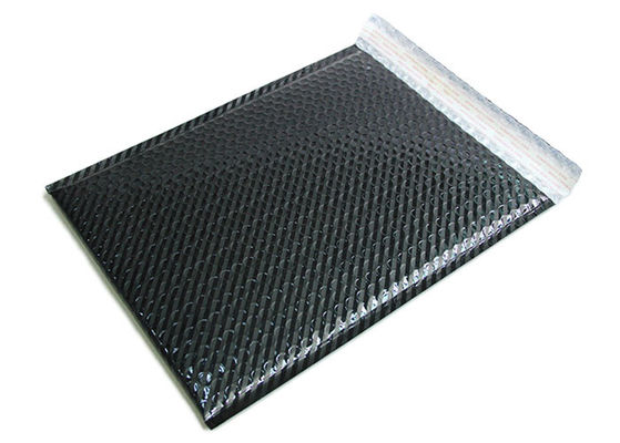 शिपिंग के लिए एल्युमिनियम फॉयल प्लास्टिक ब्लैक बबल रैप पैकेजिंग बैग