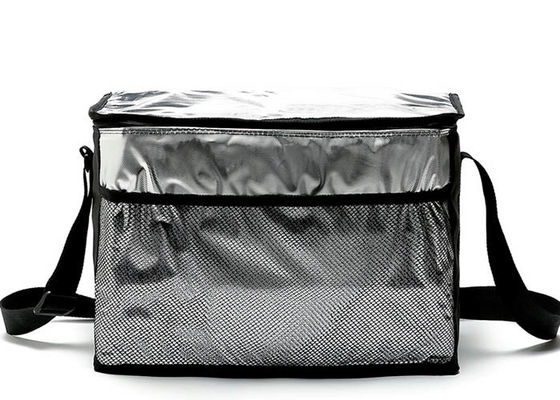वयस्कों के लिए 300 डी पॉलिएस्टर स्क्वायर लंच बैग ईपीई कैनवास लंच बैग