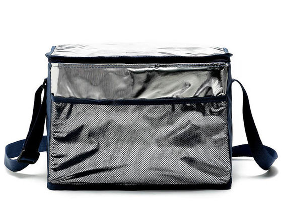 रंगीन एल्युमिनियम फॉयल थर्मल लंच टॉट बैग दोबारा इस्तेमाल होने योग्य पुरुषों के लिए बुने हुए बच्चे