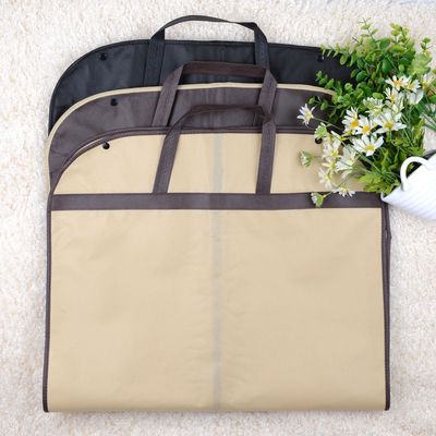 यात्रा पैकेजिंग के लिए ऑक्सफोर्ड गैर बुना परिधान भंडारण बैग मेन्स सूट कैरियर